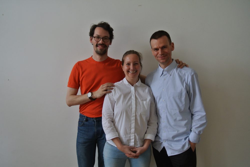 Judith Wiedemann (Mentorin), Kaur Hensel, Sven Hildebrand/haemd (Mentees)